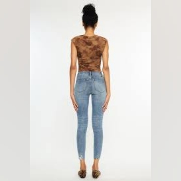 Kancan Size 5/26 Light Blue High-Rise Skinny Jeans - Women - Picture 2 of 6
